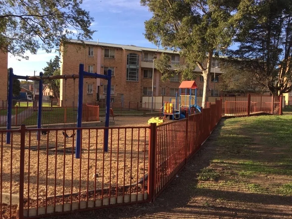 Colorbond fence with timber retaining